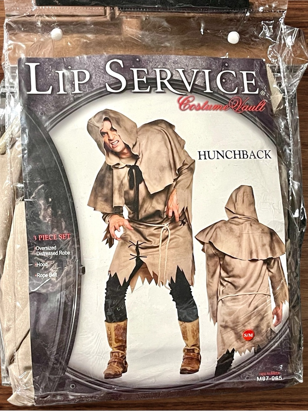 Men’s S/M Hunchback Halloween Costume